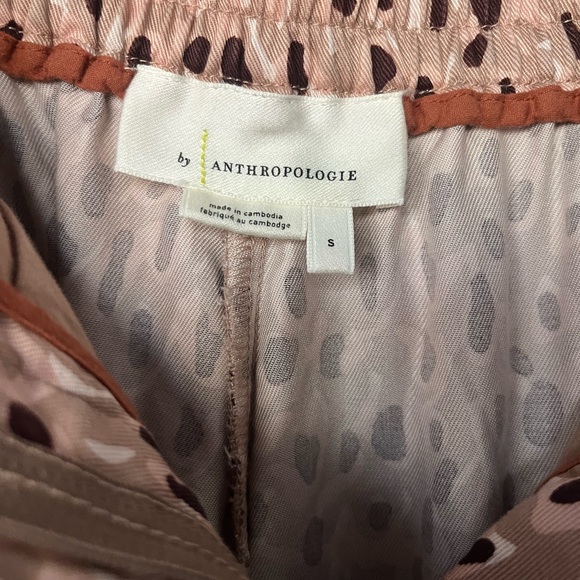 Anthropologie Isobel Pleated Leopard Print Wide-Leg Pants - Picture 7 of 9